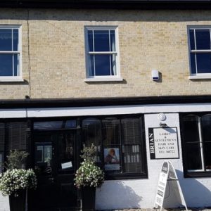  This is a property build in Gault bricks, all the Jack Arches were slipping and damaged, and the brickwork had sunk over the shop windows and doors.  The bricks were all cleaned, all the Arches were removed, repaired and reinstalled, the sunken bricks and window Cills were extracted and realigned and all the brickwork tuck pointed in a Lime mortar mix.